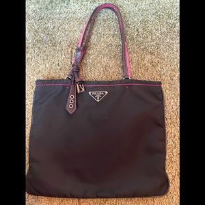 Prada nylon shoulder bag